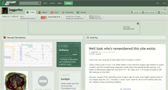 Desktop Screenshot of daggerpen.deviantart.com