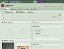 Tablet Screenshot of misspiggyplz.deviantart.com
