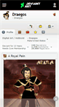 Mobile Screenshot of draegos.deviantart.com