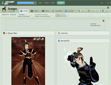 Tablet Screenshot of draegos.deviantart.com