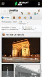 Mobile Screenshot of creatiu.deviantart.com