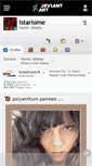 Mobile Screenshot of istarlome.deviantart.com