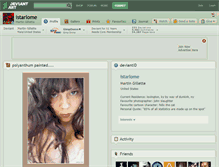 Tablet Screenshot of istarlome.deviantart.com