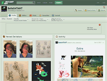 Tablet Screenshot of belle04tmnt.deviantart.com