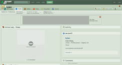 Desktop Screenshot of kylen.deviantart.com