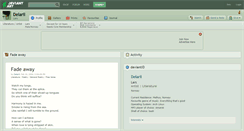 Desktop Screenshot of delaril.deviantart.com