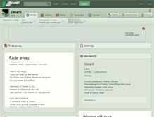 Tablet Screenshot of delaril.deviantart.com