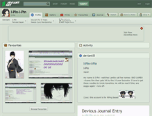 Tablet Screenshot of i-pin-i-pin.deviantart.com