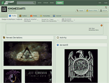 Tablet Screenshot of kingmezoarts.deviantart.com