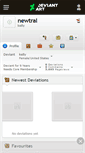 Mobile Screenshot of newtral.deviantart.com