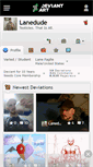 Mobile Screenshot of lanedude.deviantart.com