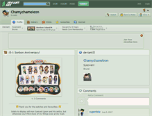Tablet Screenshot of chamychameleon.deviantart.com