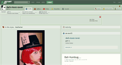 Desktop Screenshot of dark-moon-raven.deviantart.com