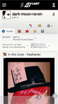 Mobile Screenshot of dark-moon-raven.deviantart.com
