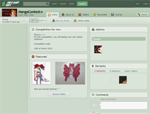 Tablet Screenshot of mangacontest.deviantart.com