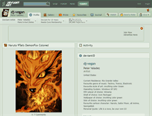 Tablet Screenshot of dj-vegan.deviantart.com