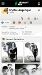 Mobile Screenshot of crystal-angelique.deviantart.com