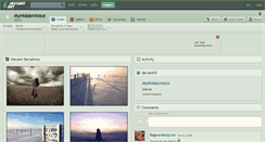 Desktop Screenshot of myhiddenvoice.deviantart.com