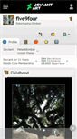 Mobile Screenshot of five9four.deviantart.com
