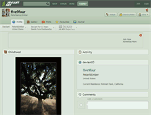 Tablet Screenshot of five9four.deviantart.com