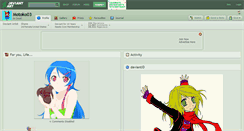 Desktop Screenshot of motoko03.deviantart.com
