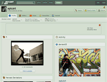 Tablet Screenshot of epicart.deviantart.com