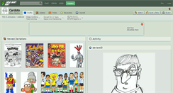 Desktop Screenshot of cardoto.deviantart.com
