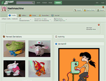 Tablet Screenshot of naehmaschine.deviantart.com