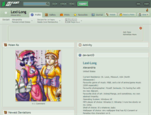 Tablet Screenshot of lexi-long.deviantart.com