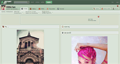Desktop Screenshot of kittie-san.deviantart.com