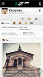 Mobile Screenshot of kittie-san.deviantart.com