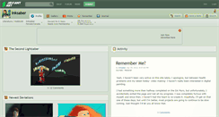 Desktop Screenshot of inksaber.deviantart.com