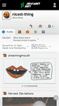 Mobile Screenshot of nicest-thing.deviantart.com