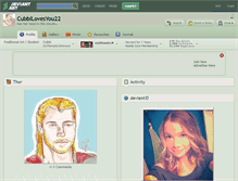 Tablet Screenshot of cubbilovesyou22.deviantart.com
