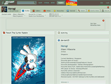 Tablet Screenshot of herogi.deviantart.com