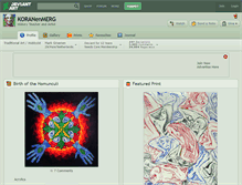 Tablet Screenshot of koranenmerg.deviantart.com
