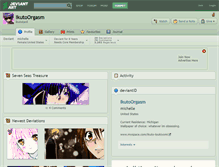 Tablet Screenshot of ikutoorgasm.deviantart.com