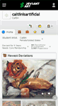 Mobile Screenshot of caitlinisartificial.deviantart.com