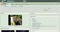 Desktop Screenshot of iyonix.deviantart.com