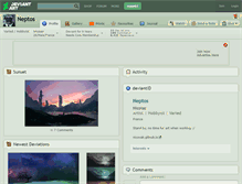 Tablet Screenshot of neptos.deviantart.com