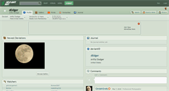 Desktop Screenshot of d0dger.deviantart.com