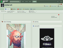 Tablet Screenshot of esteban-art.deviantart.com