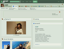 Tablet Screenshot of d389.deviantart.com