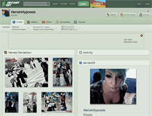 Tablet Screenshot of heroinhypnosis.deviantart.com