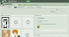 Desktop Screenshot of cookiefiend801.deviantart.com