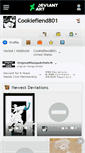 Mobile Screenshot of cookiefiend801.deviantart.com