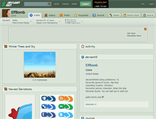 Tablet Screenshot of effbomb.deviantart.com