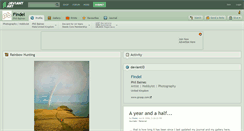 Desktop Screenshot of findel.deviantart.com