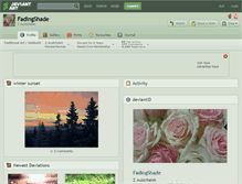 Tablet Screenshot of fadingshade.deviantart.com
