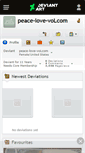 Mobile Screenshot of peace-love-volcom.deviantart.com